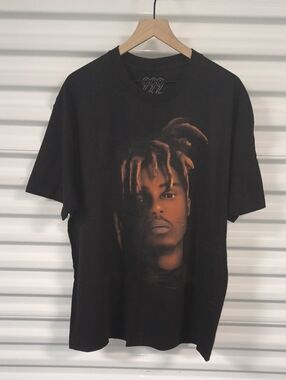 999 Club by Juice WRLD Oil Paint Black Crewneck Short Sleeve T-Shirt XL
